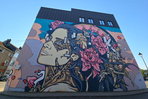 Mural in Athus