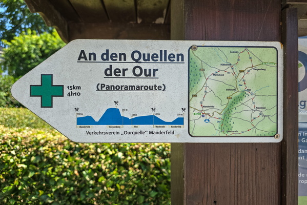 Panorama route to the source of the Our