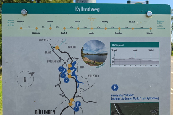 Kyll-Radweg near the Kyll source