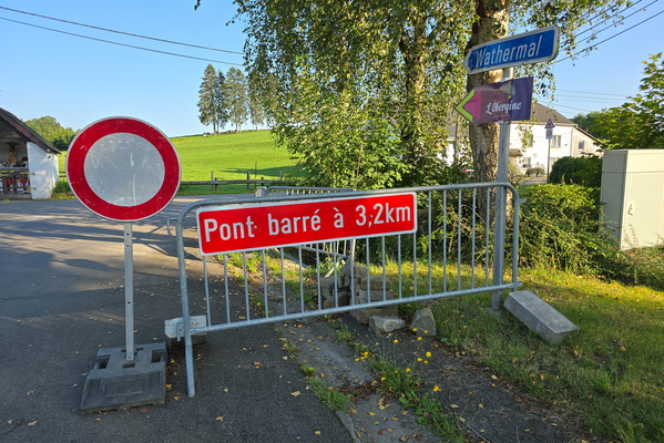 Closed bridge? Let me go through the forest then!