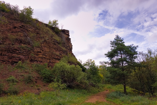 The red wall of Rumelange