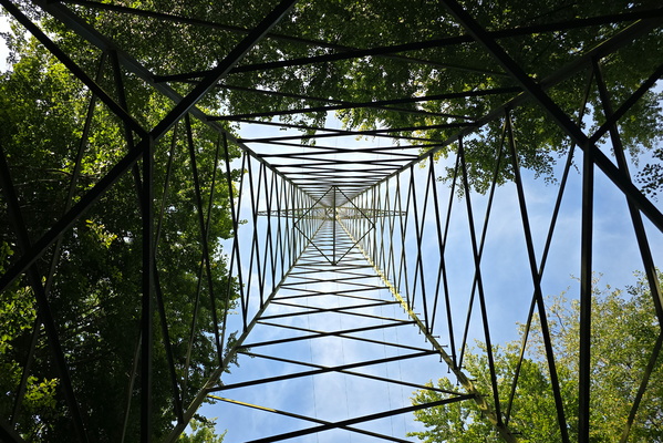 Under the pylon