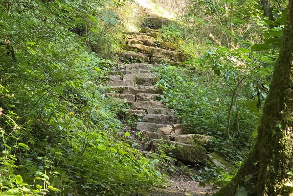 Uneven steps