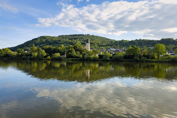 Reflections on the Moselle from Igel