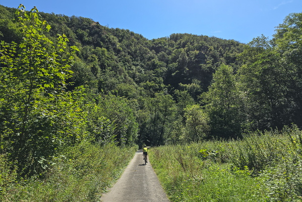 Riding in the Wiltz valley near Kautenbach