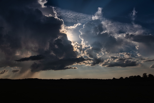 The sky's having a mood swing
