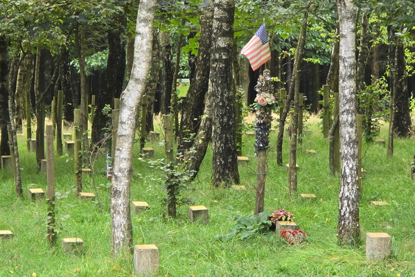 Bois de la Paix memorial near Bastogne