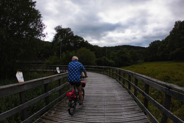 The cycleway bridge near Merkholtz
