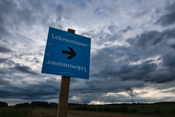 Vëlosummer sign in Bertrange