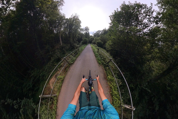 Fisheye adventures: selfie on PC 2 Between Lauterborn and Scheid