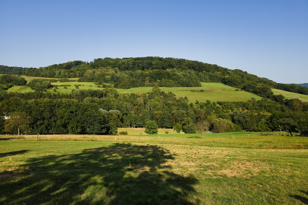 Enjoying the views in the Our valley