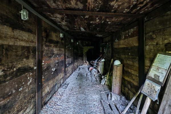 Interior of Mine d'Antimoine Goesdorf