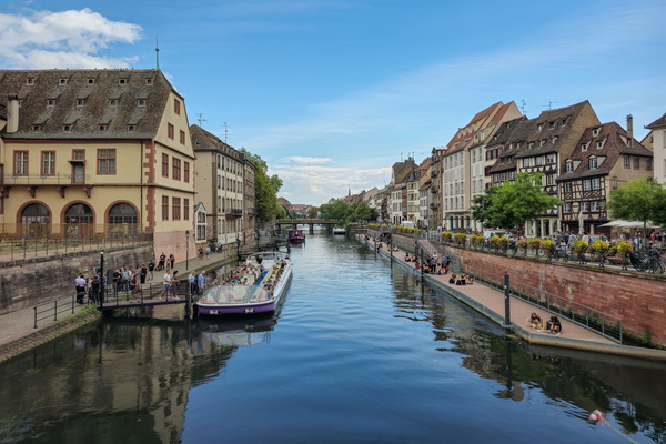 Ill view from Pont du Corbeau, Strasbourg