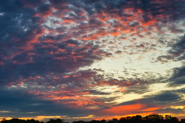 A glorious farewell to the day