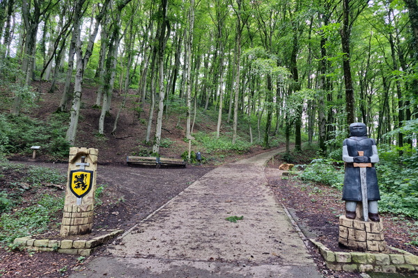Knight in the woods, not at the round table
