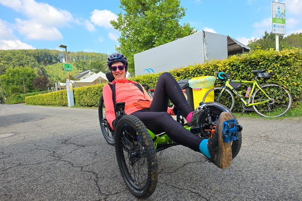 Testing a trike with a smile