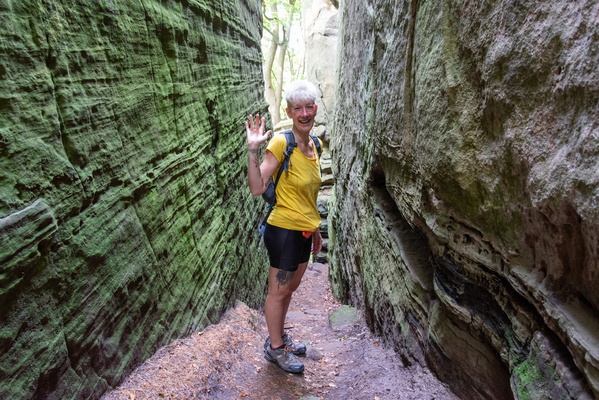 Waving between the rocks