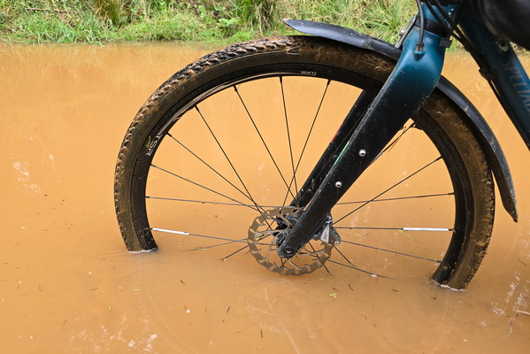 Wheelie deep in it