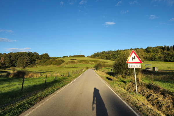 Curve ahead, not too much, it's all right