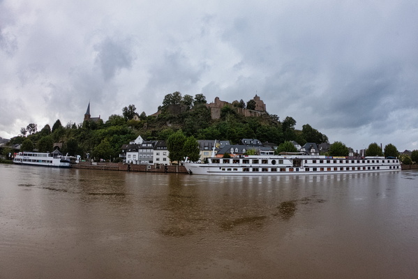 River's moody day out