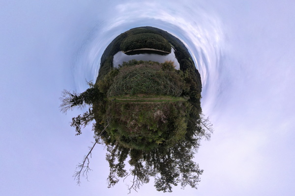 The Earth, but rounder than usual