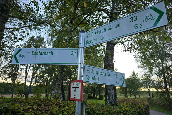 Cycling directions in Melickshof