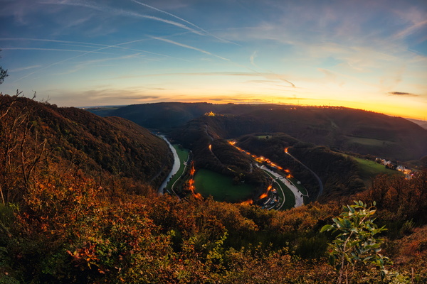 When the river takes a scenic route