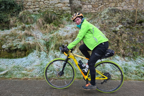 Green and frosty ride