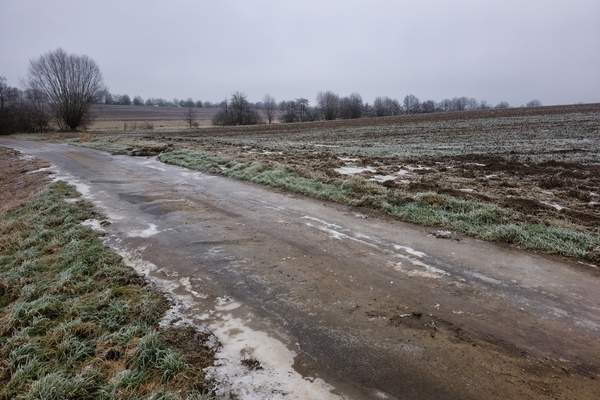 A winter's road in Lëtzebuerg