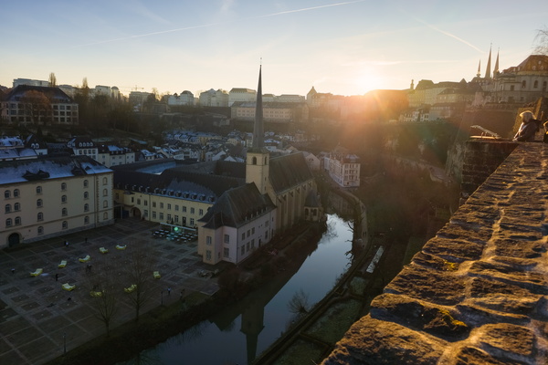 Golden Hour over Luxembourg