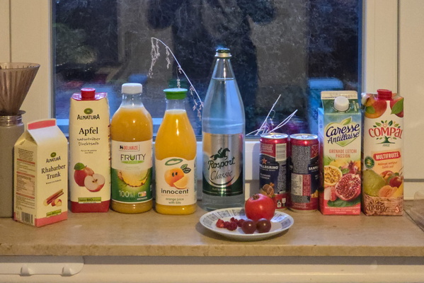 Drinks to choose from