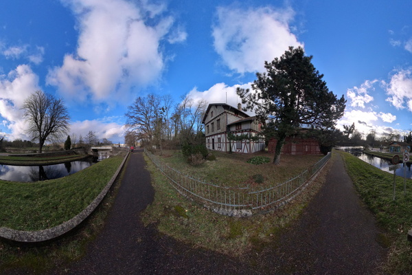 Historic building at the heart of a public park