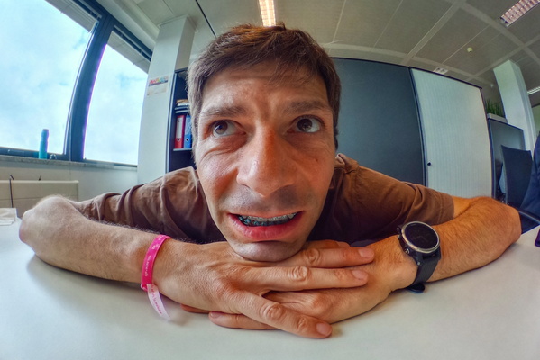 Brace Yourself: A Fisheye Smile