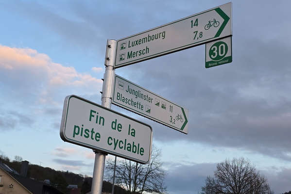 The Final Sign: A Luxembourg Cycle Journey's End