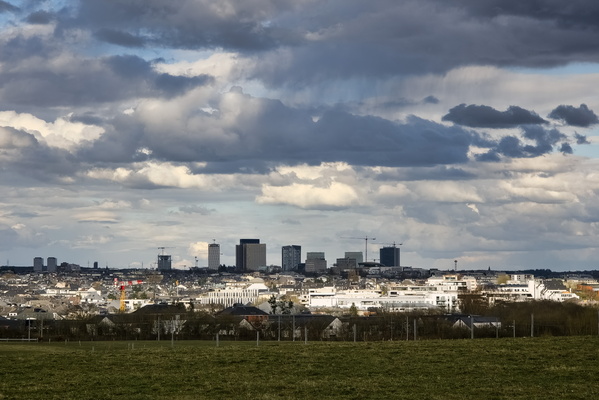 Luxembourg's Heartbeat Under a Dramatic Sky