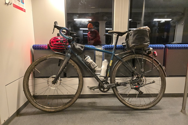 A bike on a train: next adventure, GO!