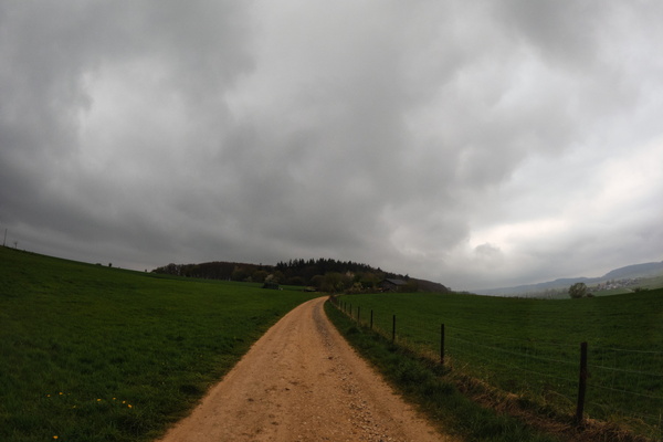 When the sky is about to delete the landscape