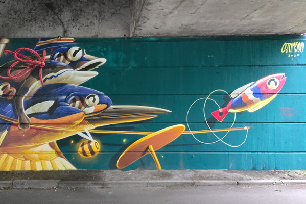 Fishy Business Beneath the Bridge